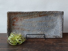 [22009]石目長方たたき皿（大森宏明）